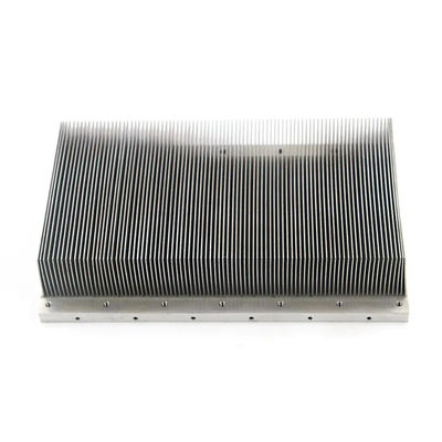 Electronic Devices Skived Fin Heat Sink With Anodized Treatment