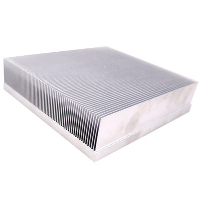 1-10mm Base Thickness CNC Processed Fin Aluminum Heat Sink Custom