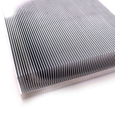 1-10mm Base Thickness CNC Processed Fin Aluminum Heat Sink Custom