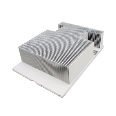 1-10mm Base Customizable Skived Fin Heat Sink Square Anodizing