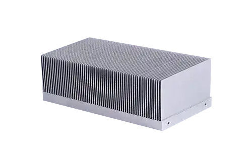 0.1-0.4mm Skived Fin Aluminum Heatsink With Anodizing Surface Treatment