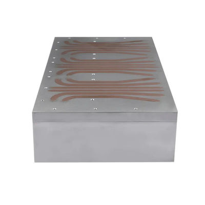 Aluminum Copper 100mm Fluid Heat Dissipator With Aluminum Base 150W