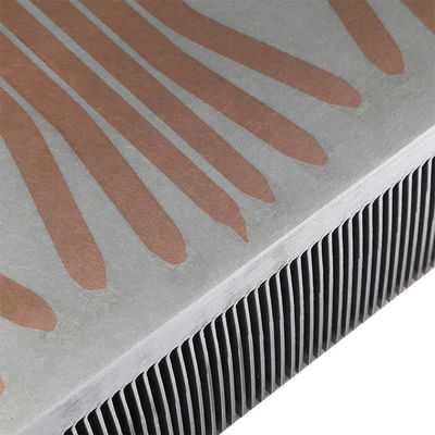 Aluminum Copper 100mm Fluid Heat Dissipator With Aluminum Base 150W