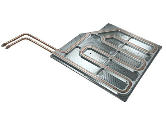 Liquid High Power Heat Sink Aluminum Water Cooled Heat Sink 120mm