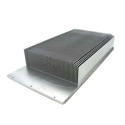Factory Customized High Precision Aluminum Skived Fin Heat Sink with Heat Pipe for Inverter Equipment
