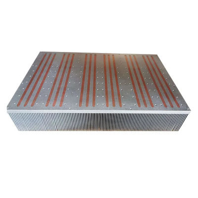 Factory Customized High Precision Aluminum Skived Fin Heat Sink with Heat Pipe for Inverter Equipment