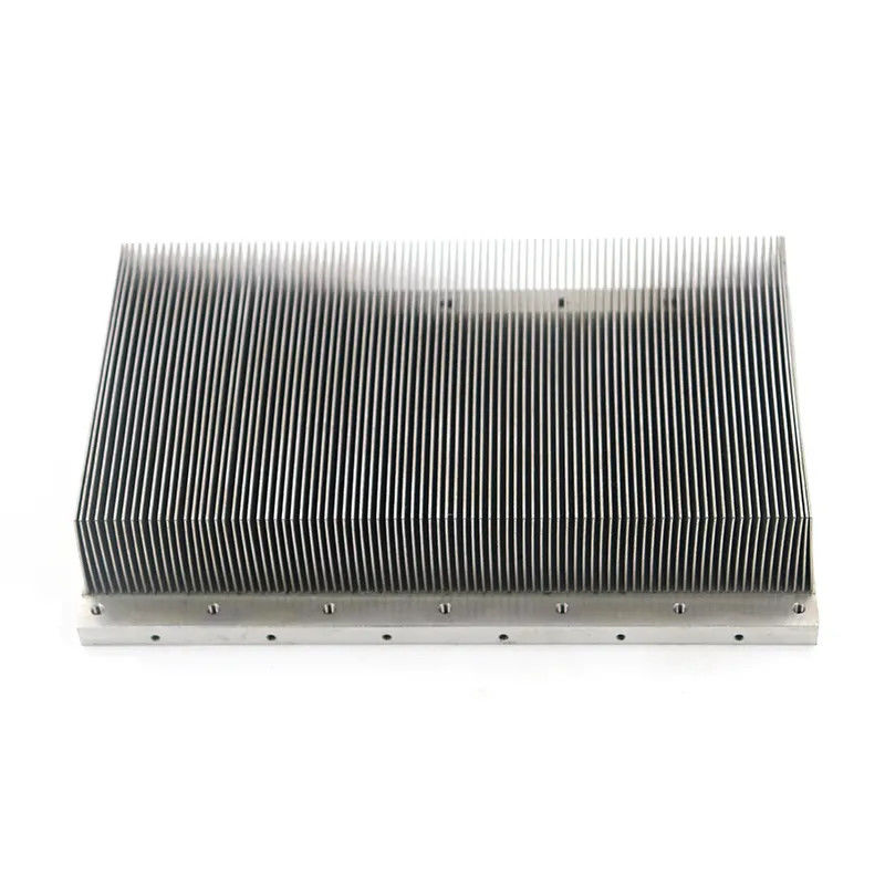Electronic Devices Skived Fin Heat Sink With Anodized Treatment