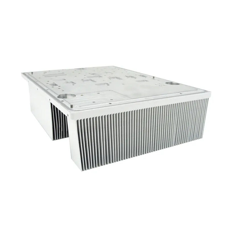 1-10mm Base Customizable Skived Fin Heat Sink Square Anodizing