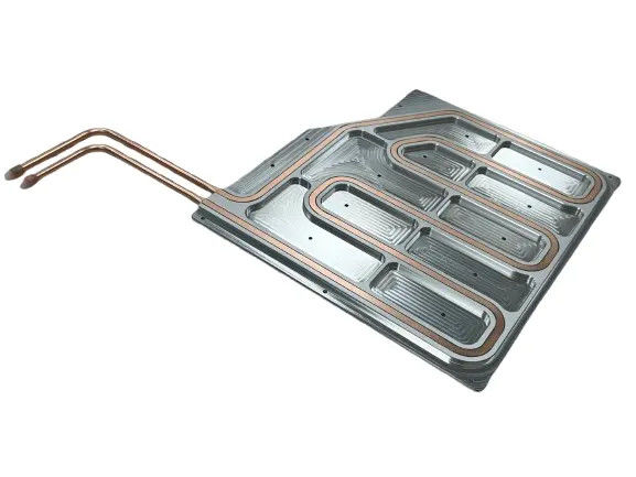 Liquid High Power Heat Sink Aluminum Water Cooled Heat Sink 120mm