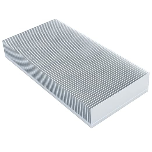 Fin Heatsink With 0.1-0.4mm Fins And 100-2000 Fins/Inch In 1-10mm Base
