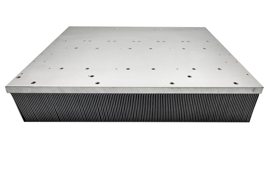 Aluminium Custom Skived Fin Heat Sink Energy Storage System Photovoltaic Wind Electricity