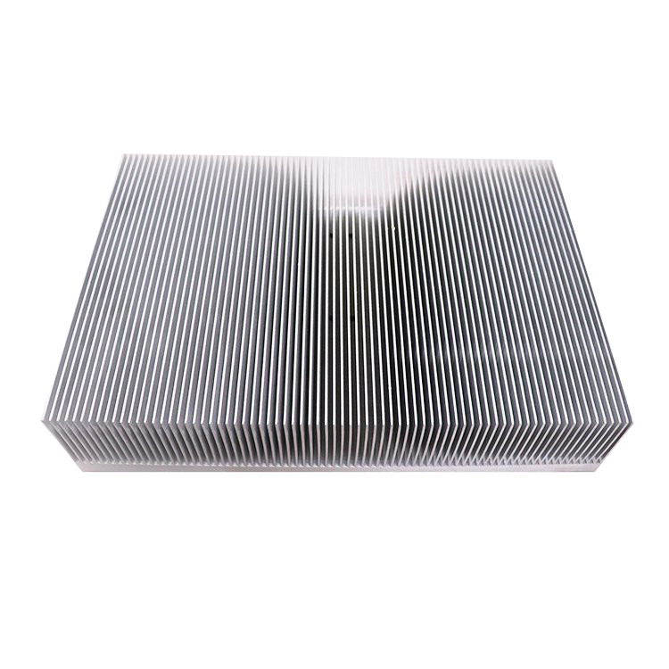 OEM Manufacturer Aluminum Skived Fin Heat Sink Lightweight 0.1-0.4mm
