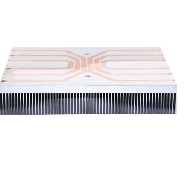 CNC Machining Part Double Side Spreading IGBT Assemblies Aluminum Heat Pipe Heat Sink