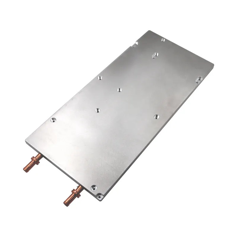 Four Pin Customized High Power Liquid Cooling Aluminum Plate Heatsink