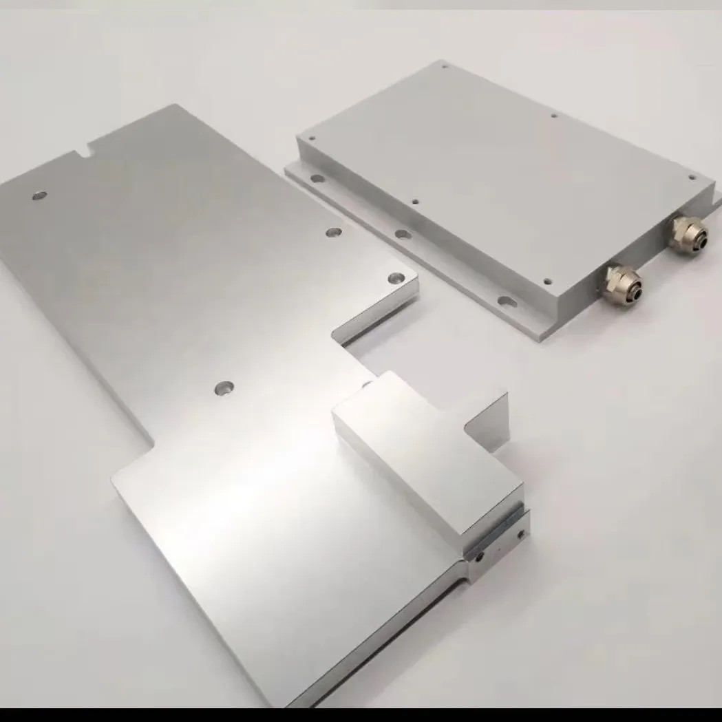 High Power IGBT Aluminum Water Cooling Heat Exchanger Liquid Cooled Heat Sink