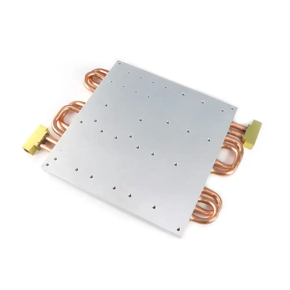 Custom Thermal Cooling Aluminum Water Liquid Cold Plate CNC Processed Battery Packs Liquid Plate Water Cooler System Heat Sink