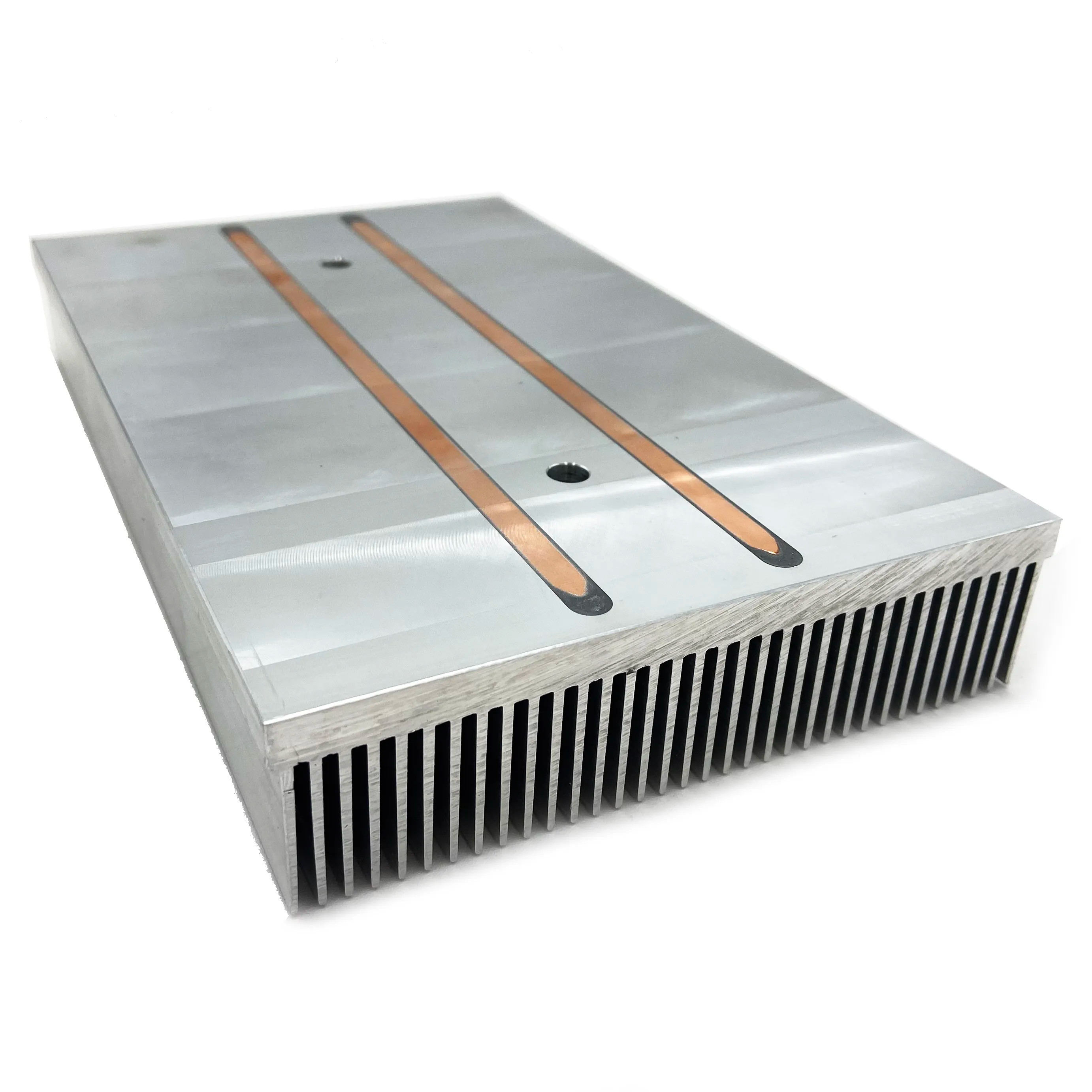 Custom Led Heat Sink Radiator Aluminum Manufacturer Anodized Extruded Aluminum Heatsink Heat Sink with Copper Heat Pipe